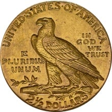 American Gold Quarter Eagle $2.50 Indian Head - $885.70