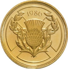 1986 £2 Gold Coin, Commonwealth Games | supplied by Bullion by Post, with  free insured next-day delivery - From $1,757