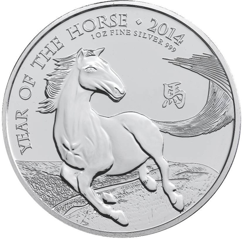 Royal Mint 1oz Year of the Horse Silver Coin | BullionByPost - From $54.80