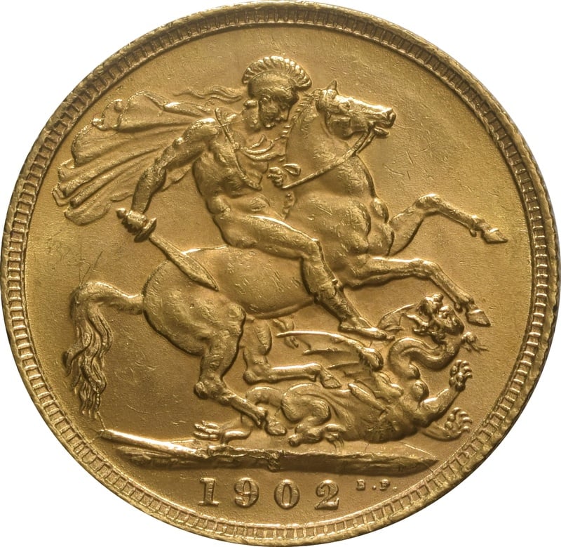 1902 Gold Sovereign - King Edward VII - S - $706.80