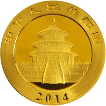 2014 1oz Gold Chinese Panda Coin - $2,044