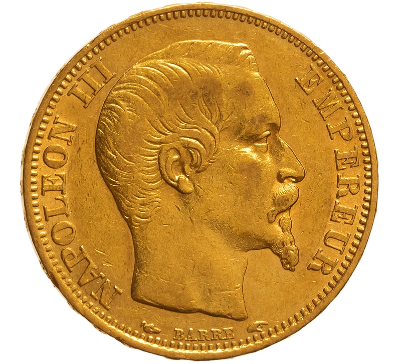 Buy 1853 Gold Twenty French Franc Coin | from BullionByPost - From