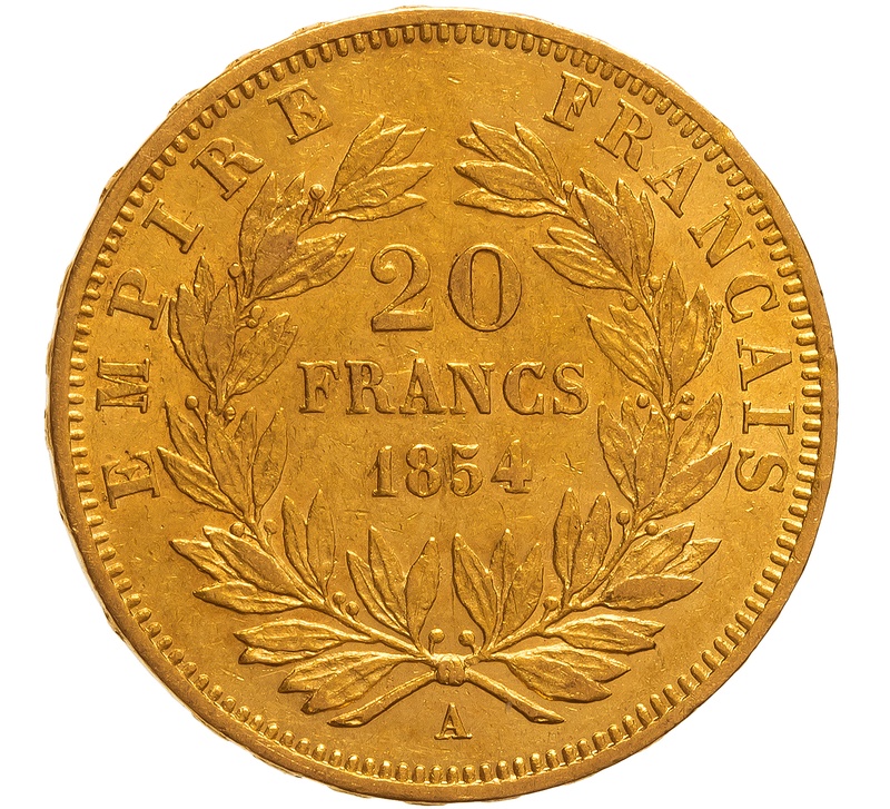 Buy Gold Twenty French Franc Coin From Bullionbypost From