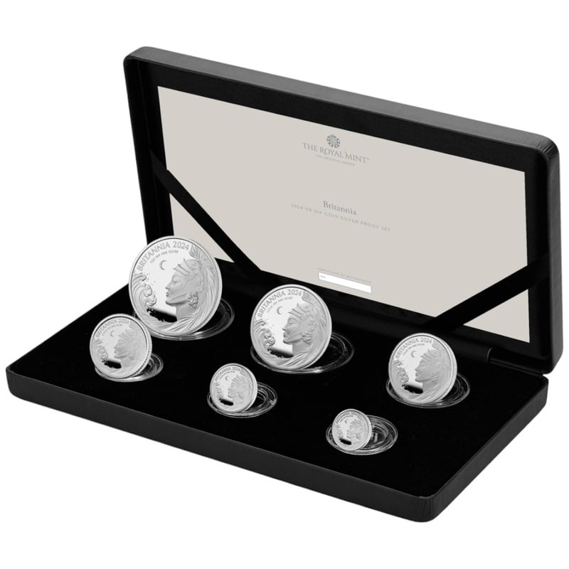 2024 Silver Britannia Six Coin Proof Set From 267.00