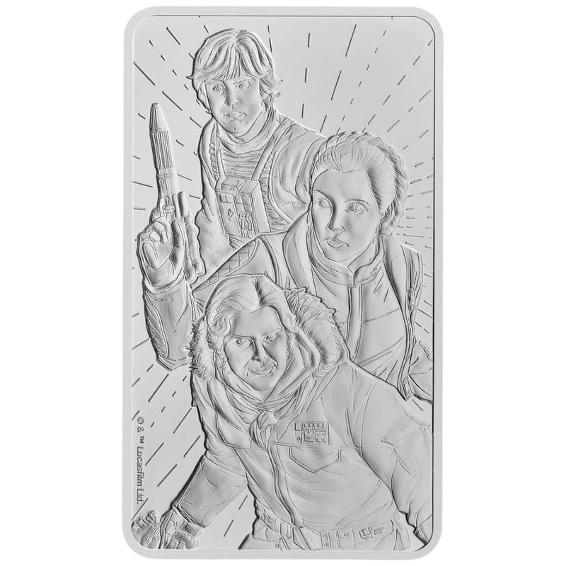 10oz Silver Bar Star Wars Light Side - From $375.10