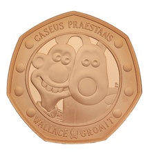 2019 Wallace & Gromit 50p Gold Coin | BullionByPost - From $1,293