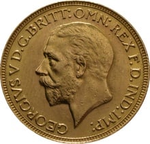 1929 Gold Sovereign - King George V - SA - $623.60