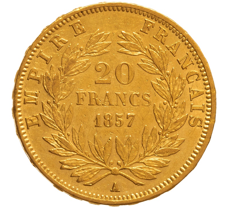 Buy Gold Twenty French Franc Coin From Bullionbypost From