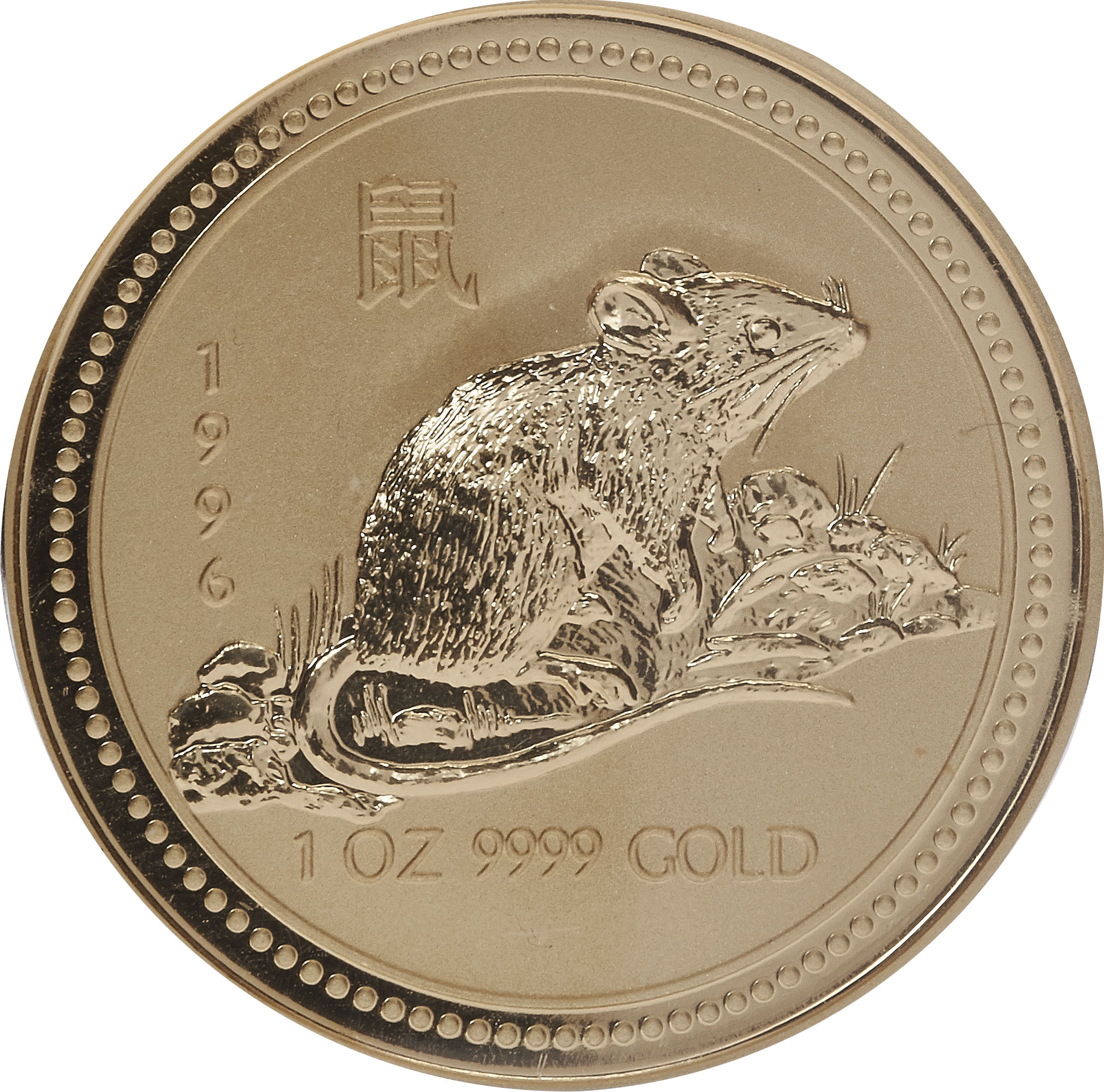 1996 1oz Gold Australian Year of the Rat 1,640